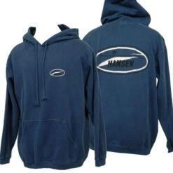 Hooded Original Logo In Blue Sweatshirt
