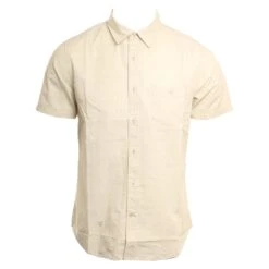 Vissla Happens In White Woven Shirt
