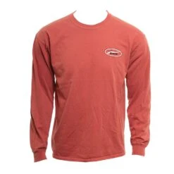 Original Logo In Red Long Sleeve
