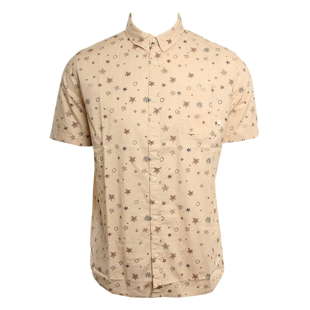 Quiksilver Ditsy In Sand Woven Shirt