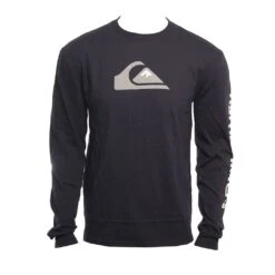 Quiksilver Comp Logo LS In Navy Blue Blazer (Byj0) Shirt