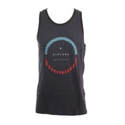 Rip Curl Commander Ringer In Navy Blue Tank Top