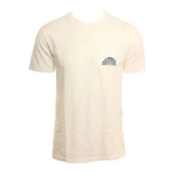 Vissla Rainbow Union Pigment Dye In White Shirt