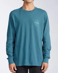Billabong Rotor Long Sleeve In Pacific (Pac) Shirt