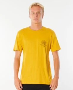 Rip Curl Scorched Earth In Mustard (Mu Shirt