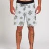Volcom Burch Stoney 19 In Grey Boardshort