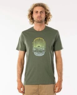 Rip Curl Lighthouse In Olive Marle (Olv Shirt