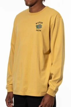 Katin Flower Power Long Sleeve In Mustard (Must) Shirt