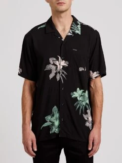 Volcom Richardt In Black Woven Shirt