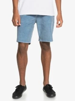 Quiksilver Kracker Cord In Blue Shorts