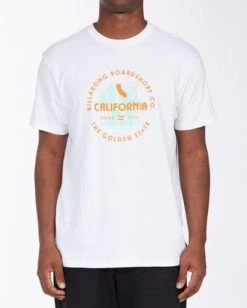 Billabong Seal California In White Shirt