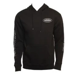 Ovaltine Pullover Hooded In Black Sweatshirt