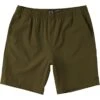 Billabong Transport Elastic In Military (Mil) Shorts