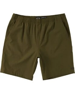 Billabong Transport Elastic In Military (Mil) Shorts