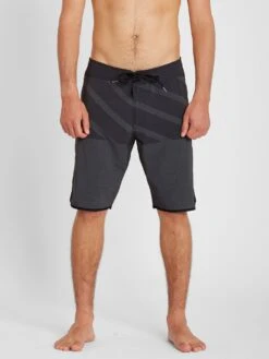Volcom Lido Heather Mod-Tech In Black Boardshort